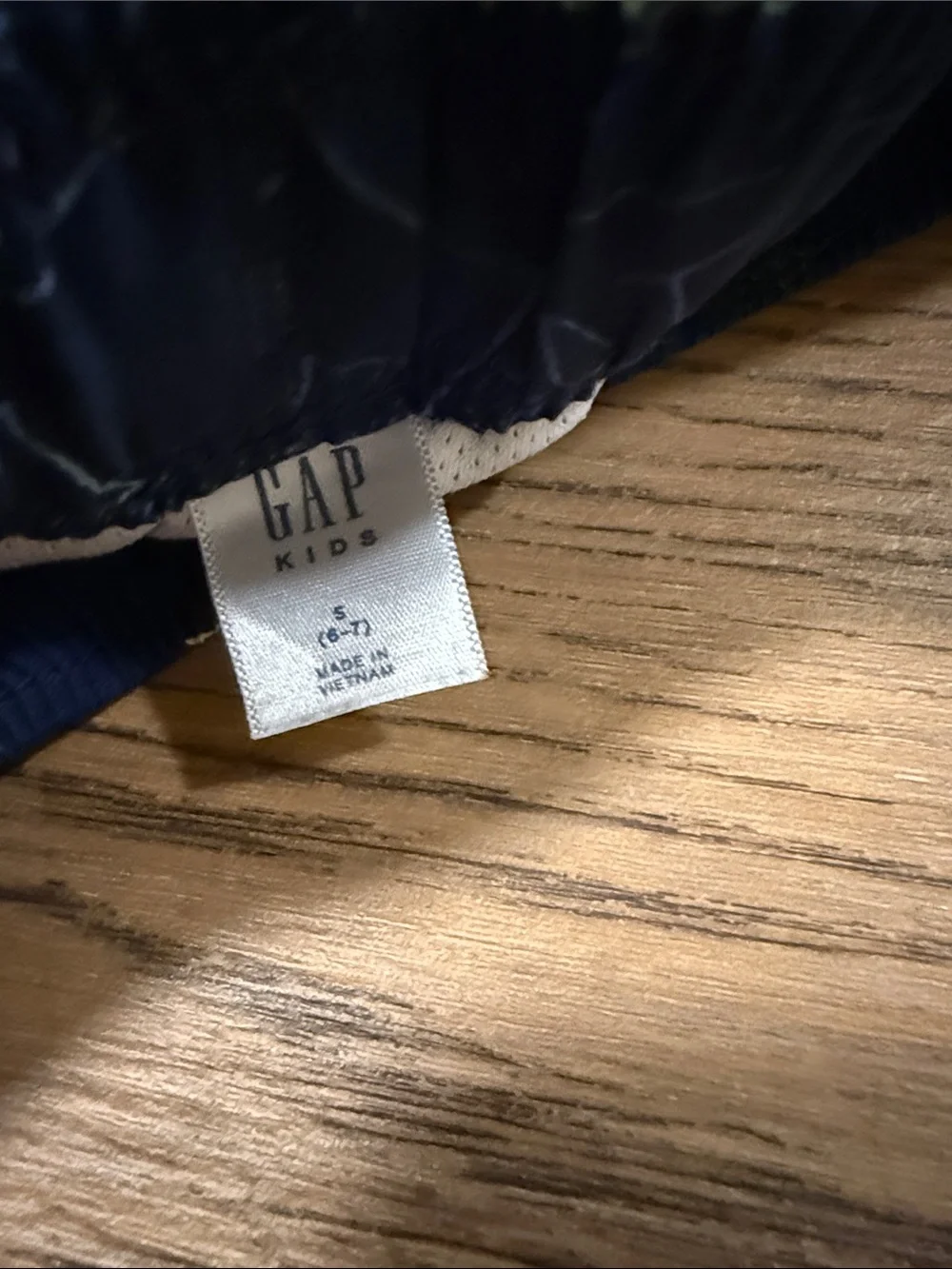 GAP Boys Blue Shark-Print Swim Trunks